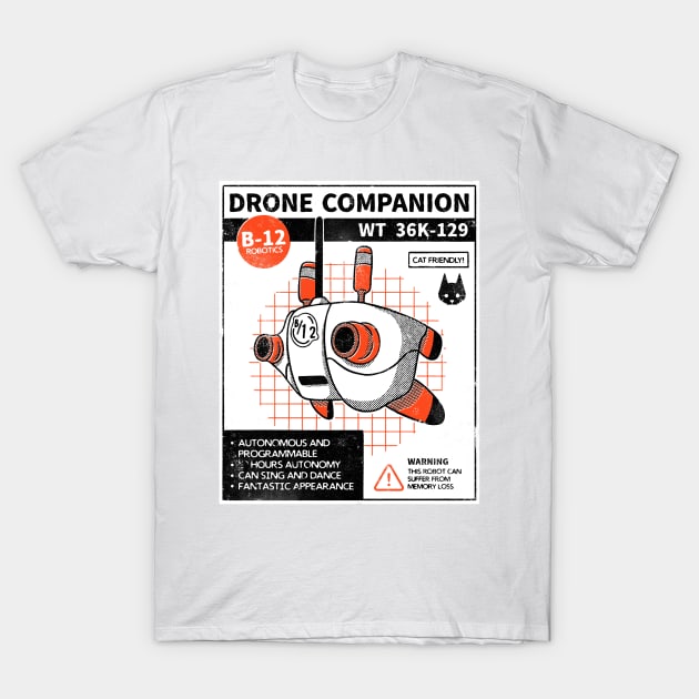 Drone companion T-Shirt by paulagarcia